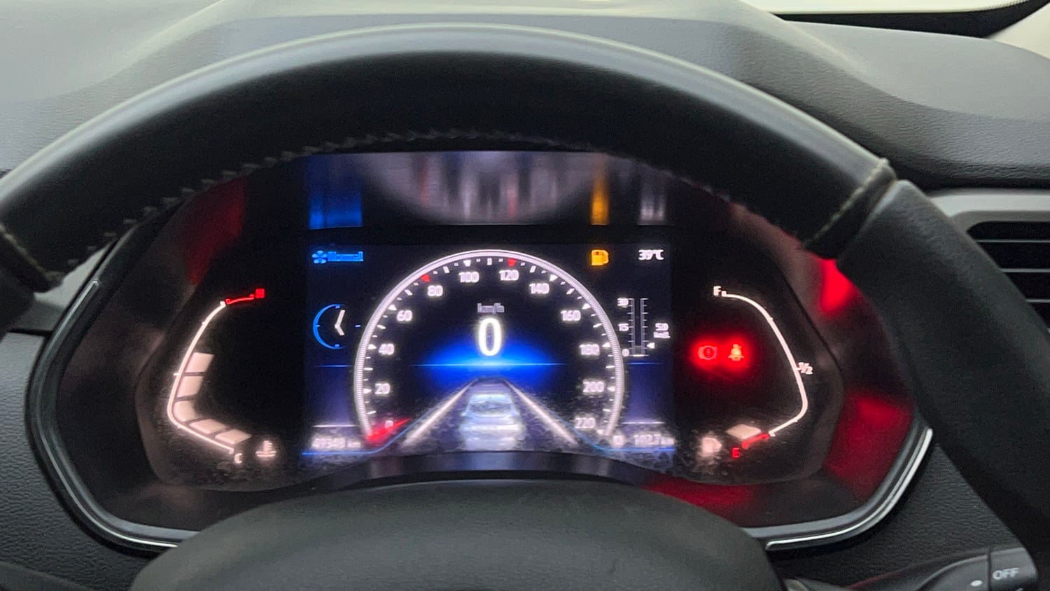 Used 2021 Renault Kiger RXZ MT Petrol Manual interior CLUSTERMETER VIEW