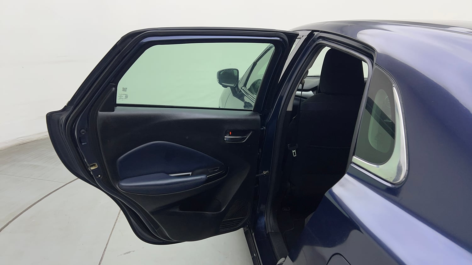 Used 2022 Maruti Suzuki Baleno Alpha MT Petrol Manual interior LEFT REAR DOOR OPEN VIEW