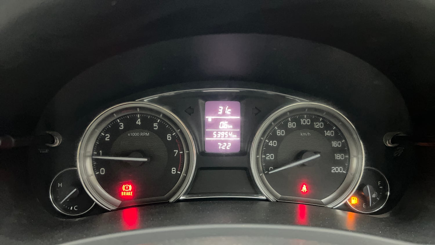 Used 2016 Maruti Suzuki Ciaz ZXi Petrol Manual interior CLUSTERMETER VIEW