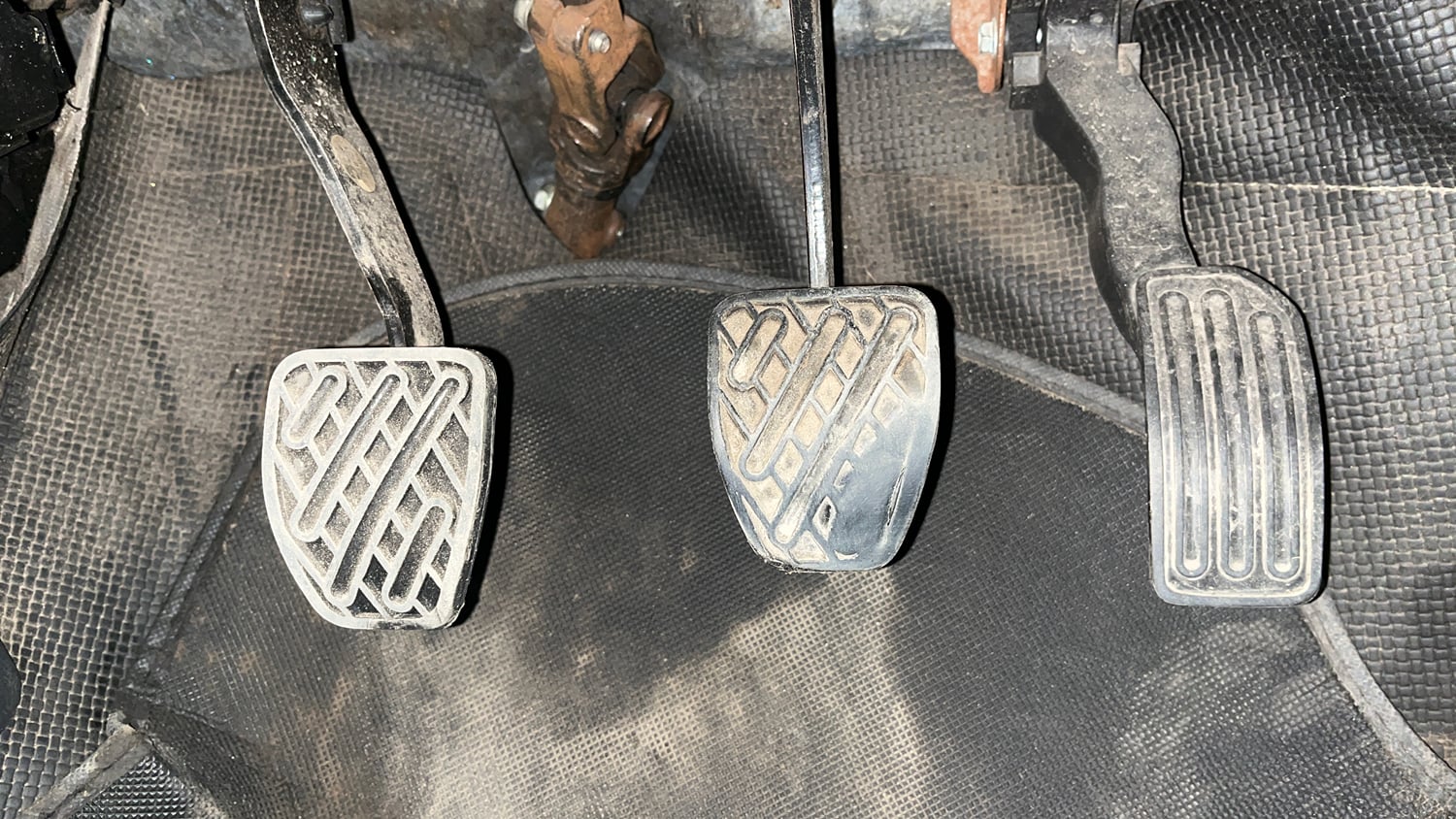 Used 2014 Nissan Micra Active XL Petrol Manual interior PEDALS VIEW
