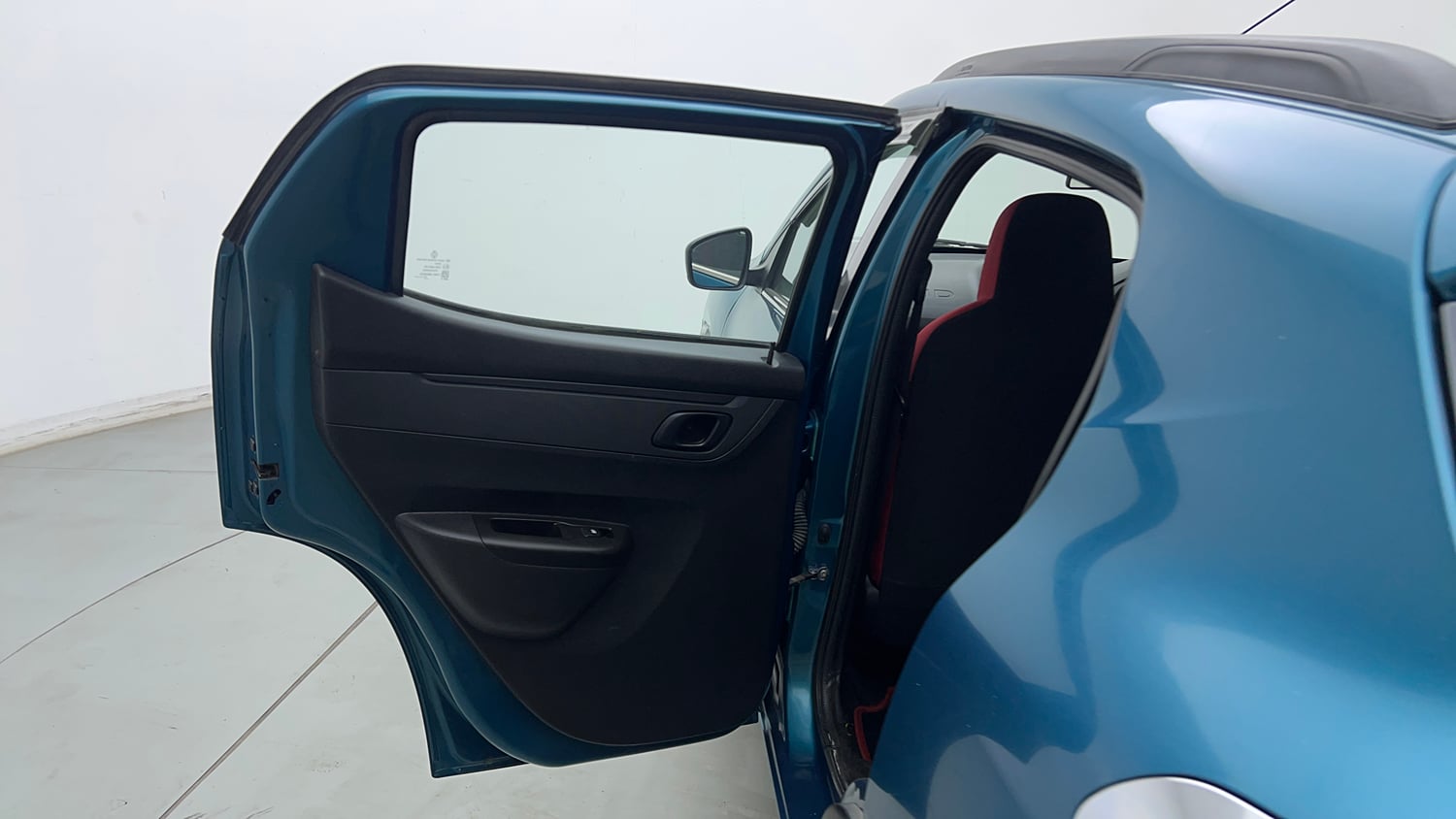 Used 2021 Renault Kwid RXT 1.0 AMT Opt Petrol Automatic interior LEFT REAR DOOR OPEN VIEW