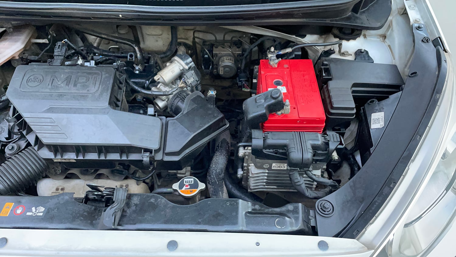 Used 2021 Hyundai Santro Sportz AMT Petrol Automatic engine ENGINE LEFT SIDE VIEW