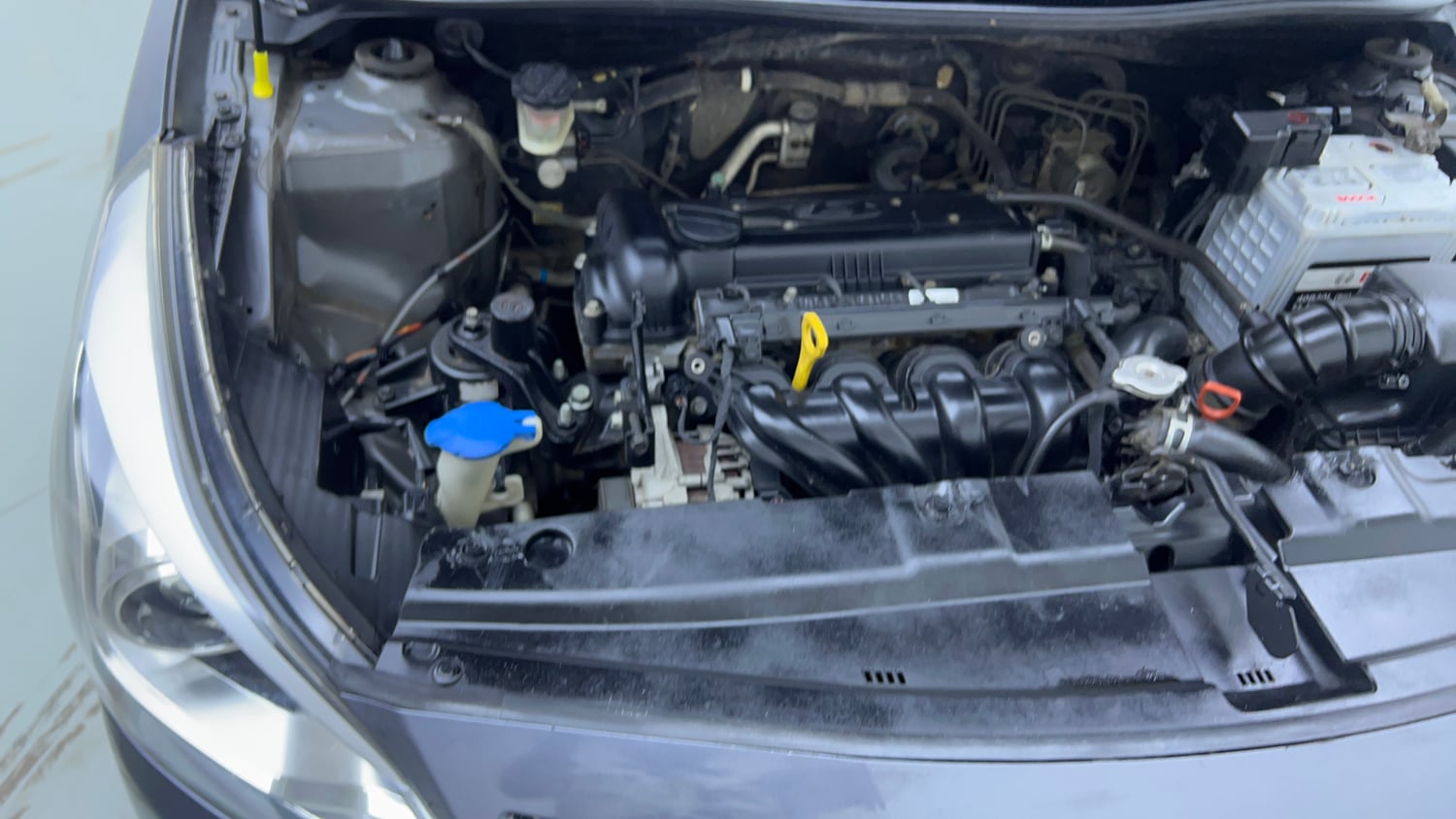 Used 2016 Hyundai Verna 1.6 VTVT SX AT Petrol Automatic engine ENGINE RIGHT SIDE VIEW