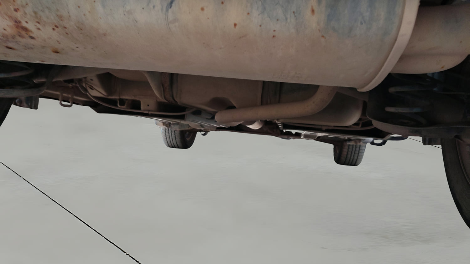 Used 2021 Toyota Urban Cruiser Mid Grade MT Petrol Manual extra REAR UNDERBODY VIEW (TAKEN FROM REAR)