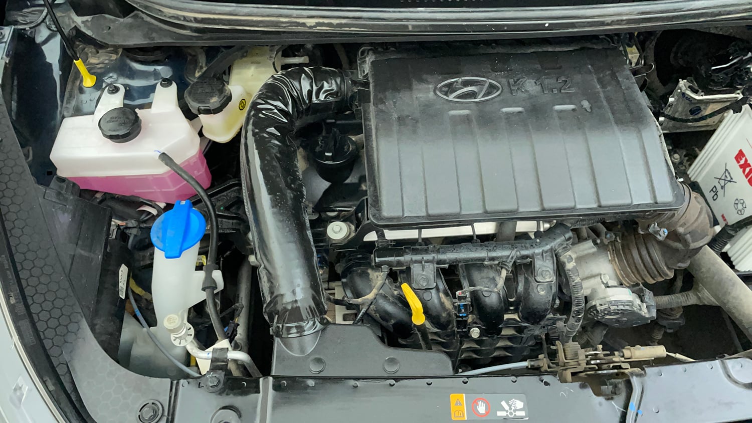 Used 2025 Hyundai Grand i10 Nios Sportz (O) 1.2 Kappa VTVT Petrol Manual engine ENGINE RIGHT SIDE VIEW
