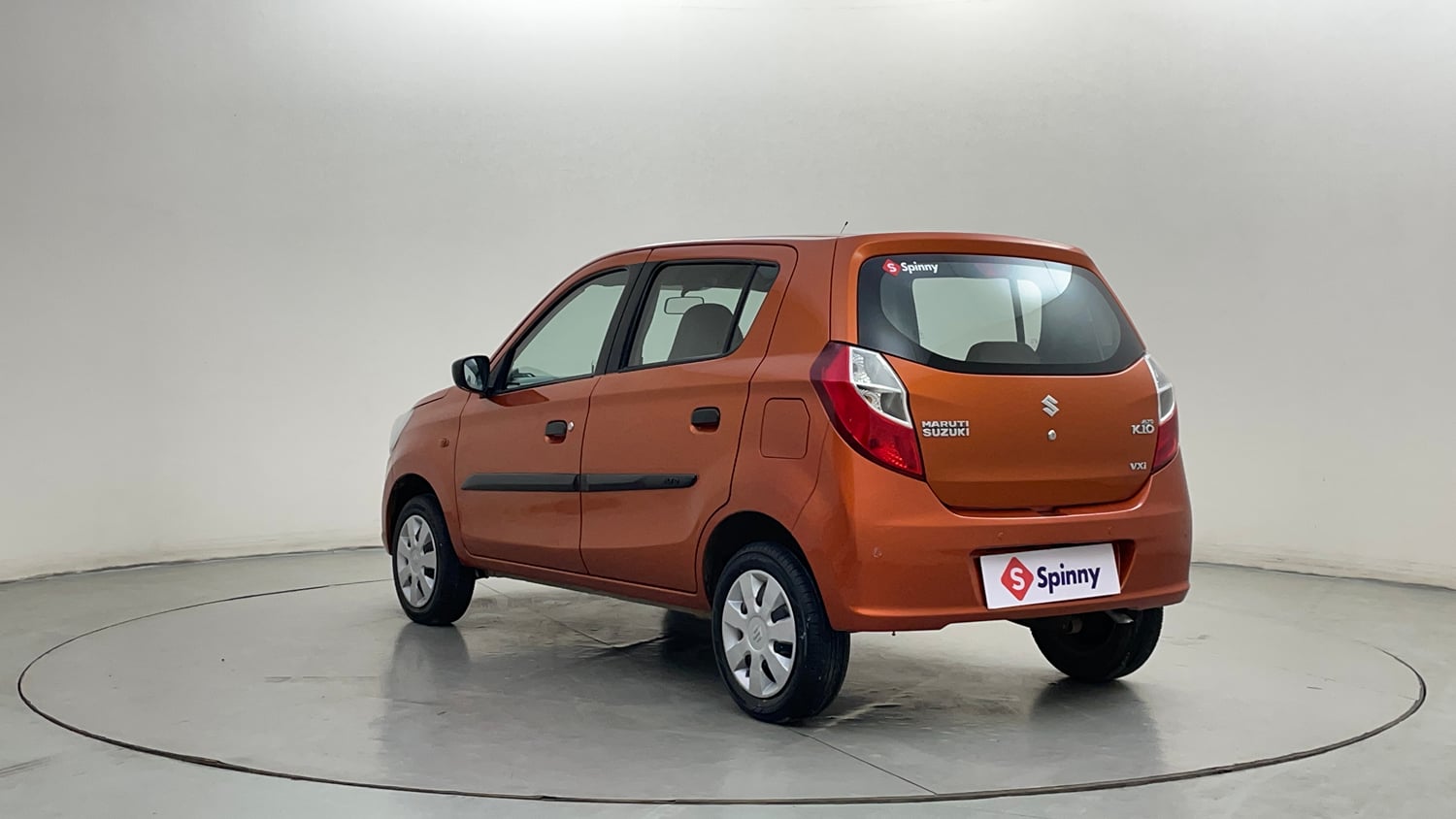 Used 2015 Maruti Suzuki Alto K10 VXi AMT Petrol Automatic exterior LEFT REAR CORNER VIEW