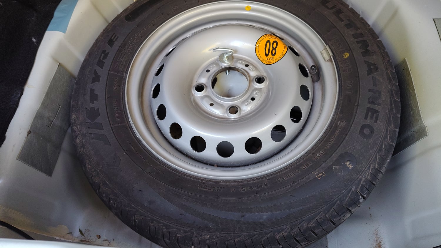 Used 2025 Tata Tiago XT Petrol Manual tyres SPARE TYRE VIEW