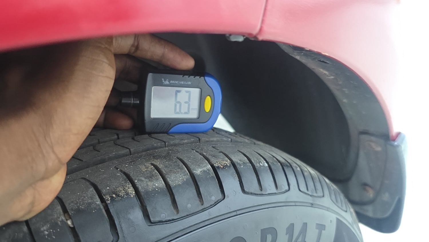 Used 2020 Hyundai Grand i10 Nios Sportz 1.2 Kappa VTVT Petrol Manual tyres LEFT REAR TYRE TREAD VIEW