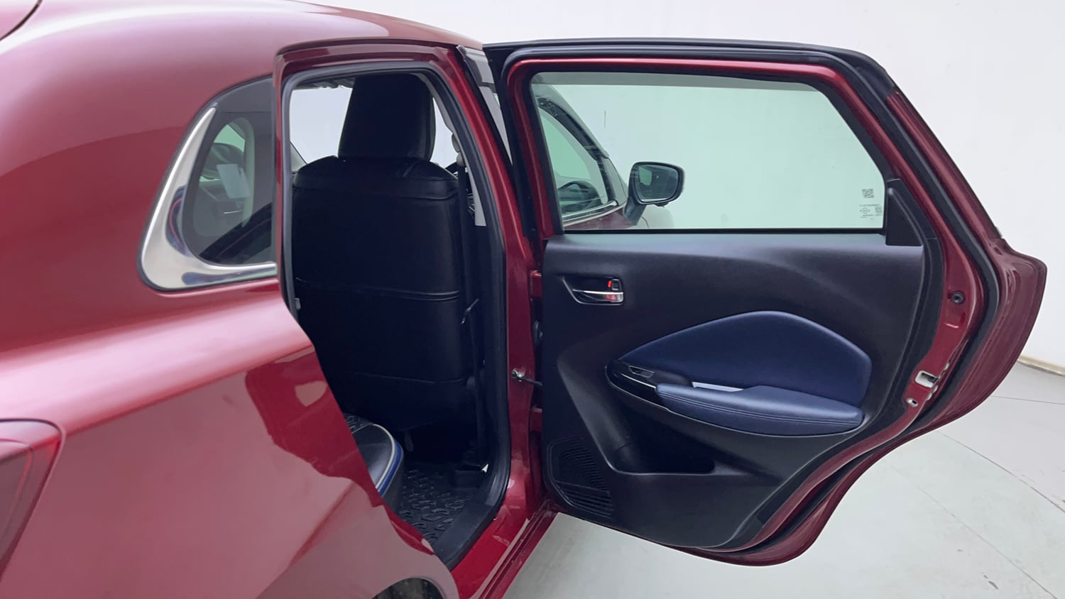 Used 2024 Maruti Suzuki Baleno Alpha MT Petrol Manual interior RIGHT REAR DOOR OPEN VIEW