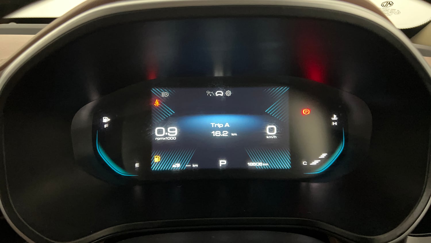 Used 2023 MG Motors Hector Plus Savvy Pro 1.5 Turbo Petrol CVT 7 STR Petrol Automatic interior CLUSTERMETER VIEW