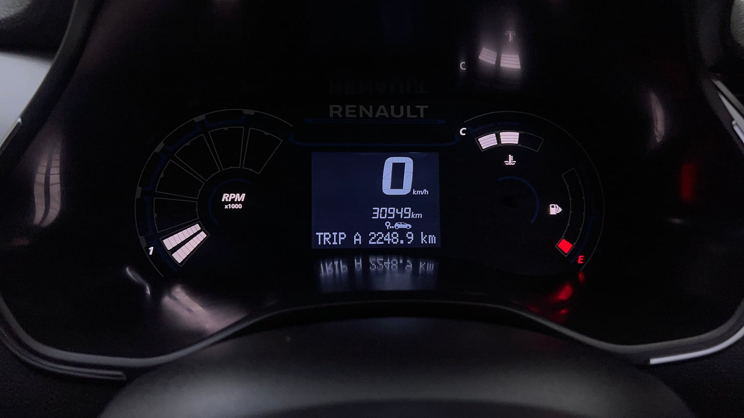 Used 2021 Renault Triber RXZ Petrol Manual interior CLUSTERMETER VIEW