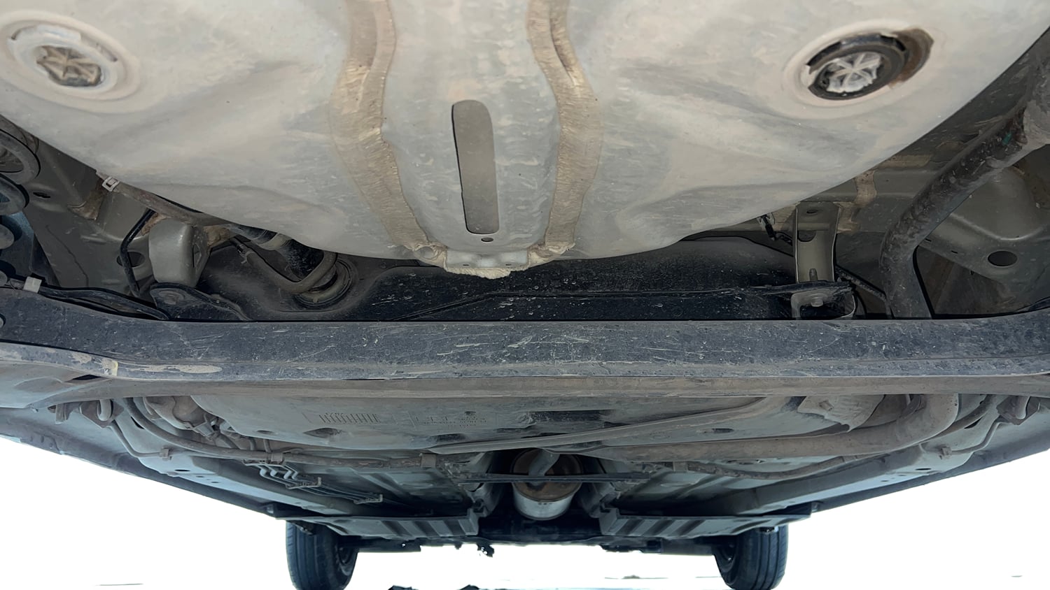 Used 2021 Maruti Suzuki Swift VXi AMT Petrol Automatic extra REAR UNDERBODY VIEW (TAKEN FROM REAR)