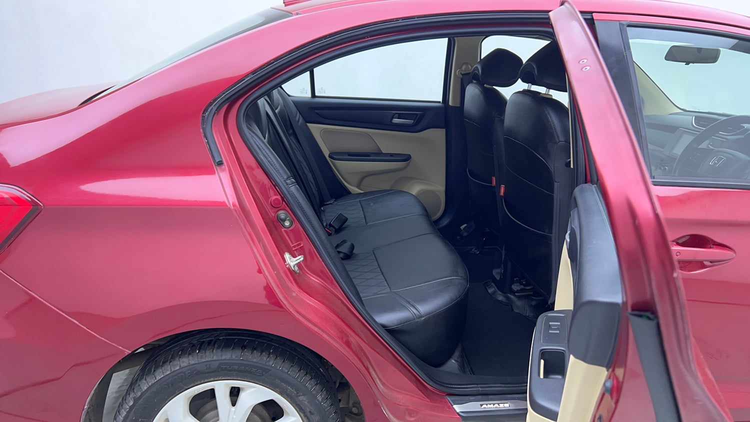 Used 2020 Honda Amaze Exclusive Edition CVT Petrol Petrol Automatic interior RIGHT SIDE REAR DOOR CABIN VIEW