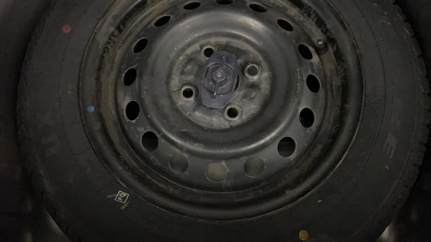 Used 2022 Maruti Suzuki Wagon R VXi (O) 1.2 Petrol Manual tyres SPARE TYRE VIEW