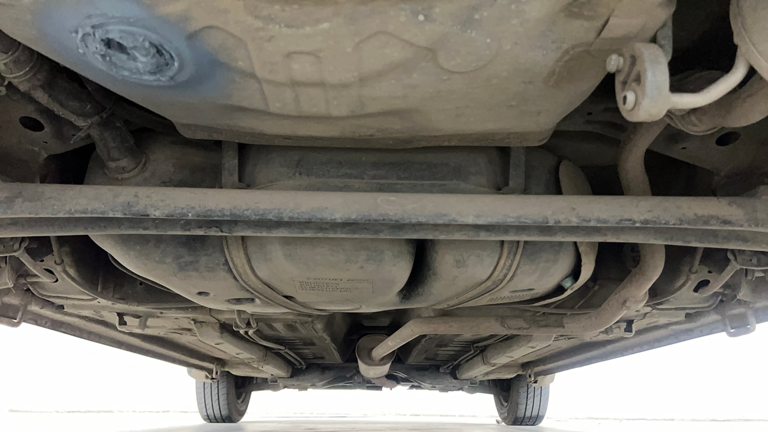 Used 2015 Maruti Suzuki Celerio VXi Petrol Manual extra REAR UNDERBODY VIEW (TAKEN FROM REAR)