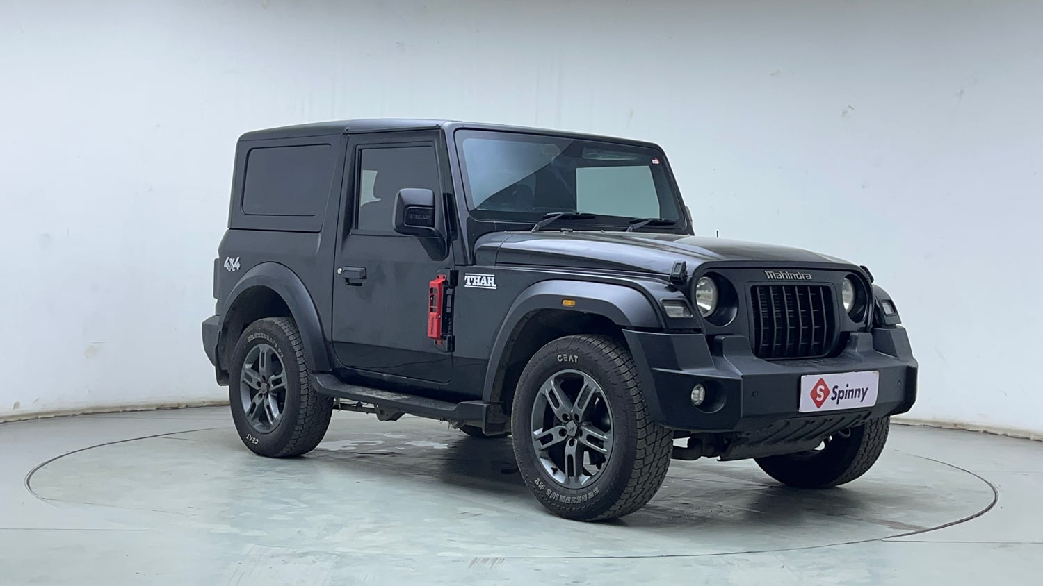 Used 2024 Mahindra Thar LX Hard Top Diesel MT RWD Diesel Manual exterior RIGHT FRONT CORNER VIEW