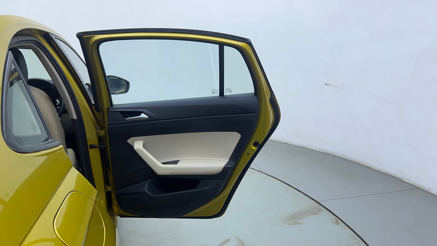 Used 2023 Volkswagen Virtus Highline 1.0 TSI AT Petrol Automatic interior RIGHT REAR DOOR OPEN VIEW