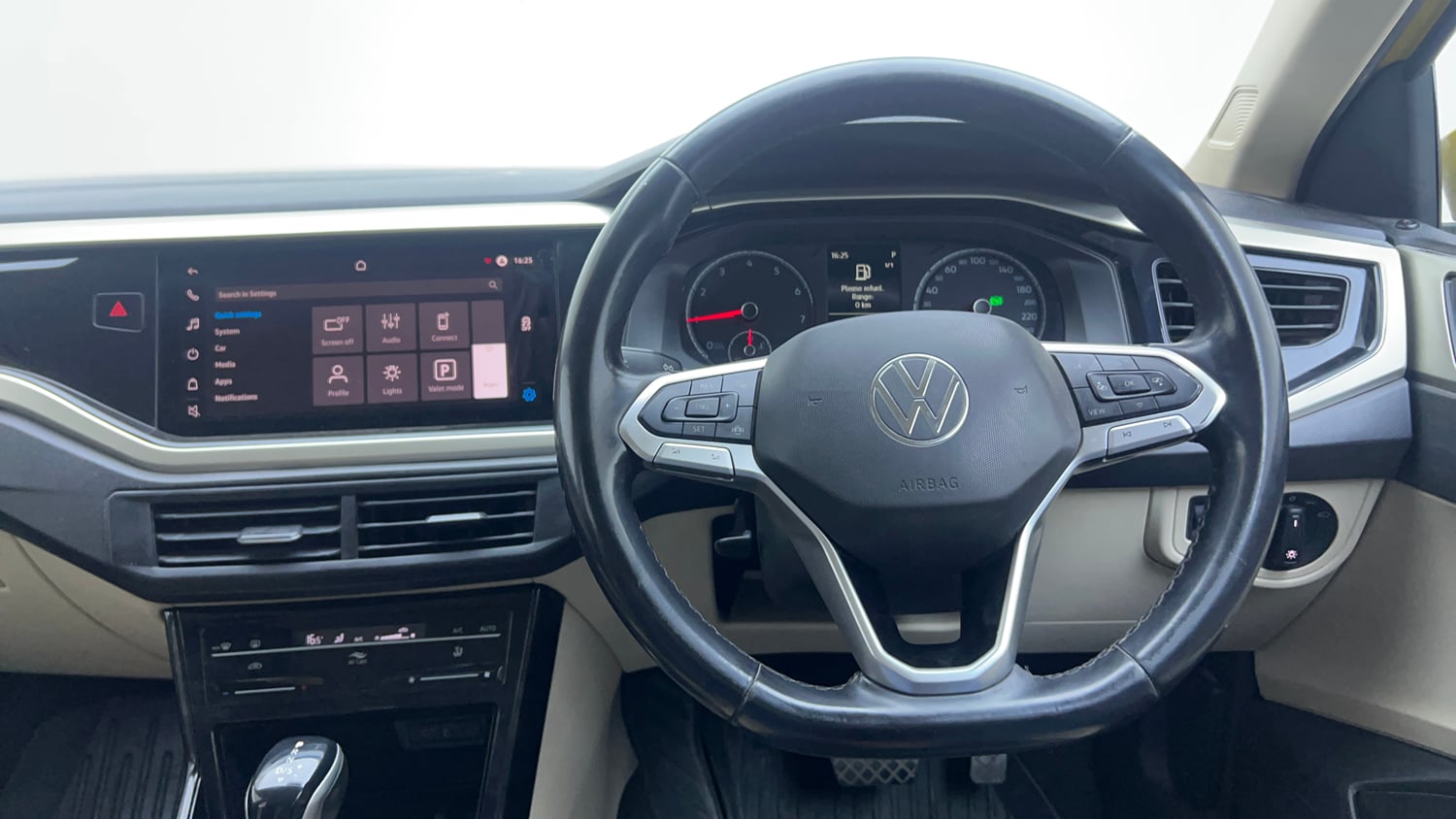 Used 2023 Volkswagen Virtus Highline 1.0 TSI AT Petrol Automatic interior STEERING VIEW