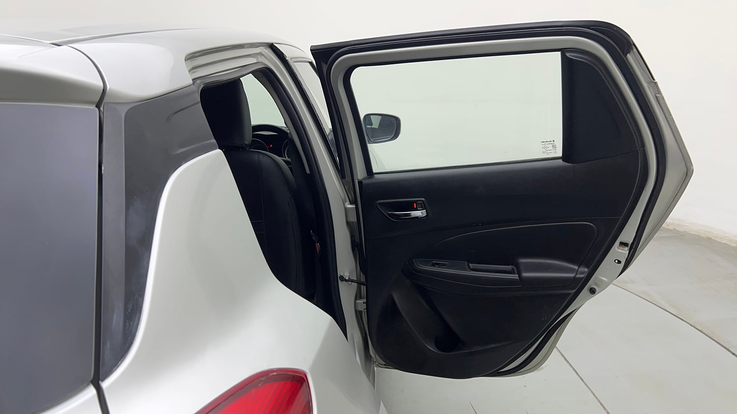 Used 2021 Maruti Suzuki Swift VXi AMT Petrol Automatic interior RIGHT REAR DOOR OPEN VIEW