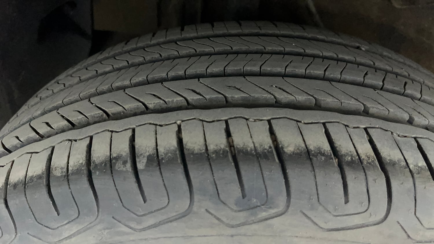 Used 2024 Tata Nexon Creative Plus 1.2 Revotron Petrol 6MT Petrol Manual tyres RIGHT REAR TYRE TREAD VIEW