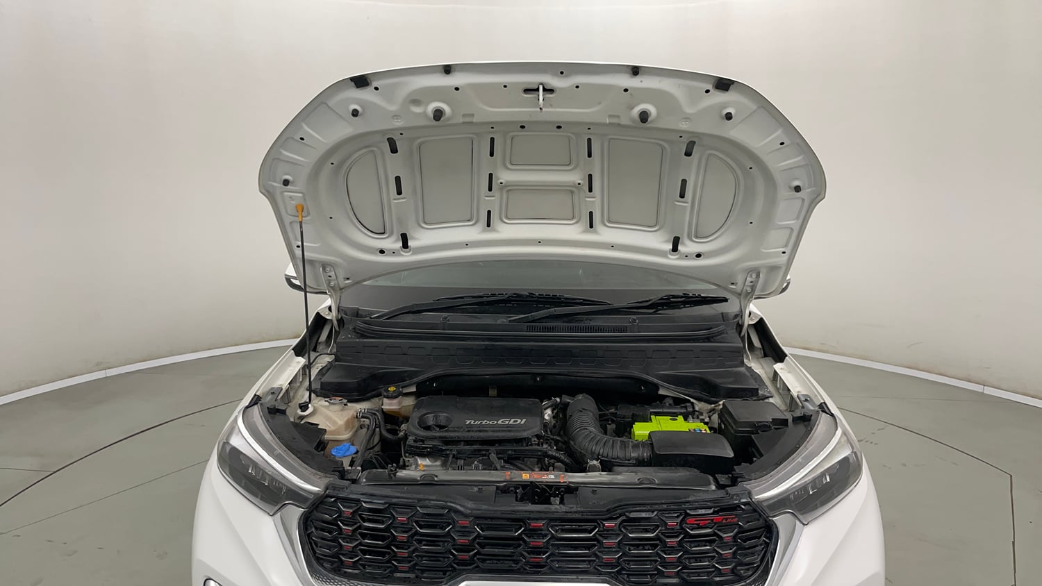 Used 2022 Kia Sonet GTX Plus 1.0 iMT Petrol Manual engine ENGINE & BONNET OPEN FRONT VIEW