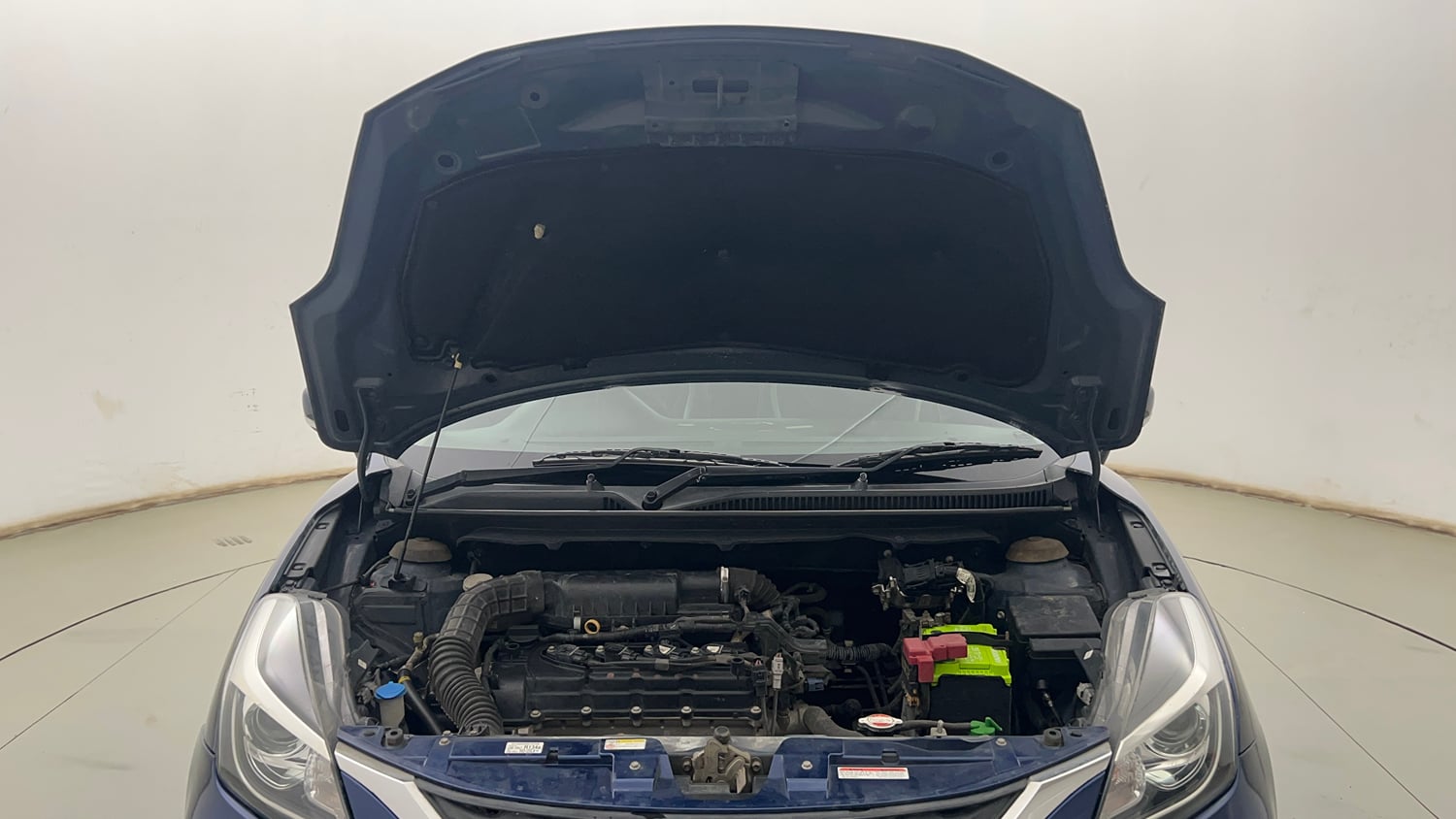 Used 2019 Maruti Suzuki Baleno Delta Petrol Manual engine ENGINE & BONNET OPEN FRONT VIEW