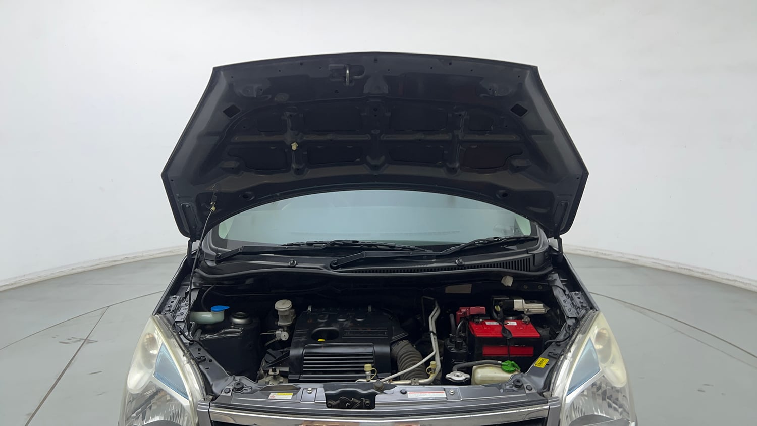 Used 2016 Maruti Suzuki Wagon R 1.0 VXI AMT Petrol Automatic engine ENGINE & BONNET OPEN FRONT VIEW