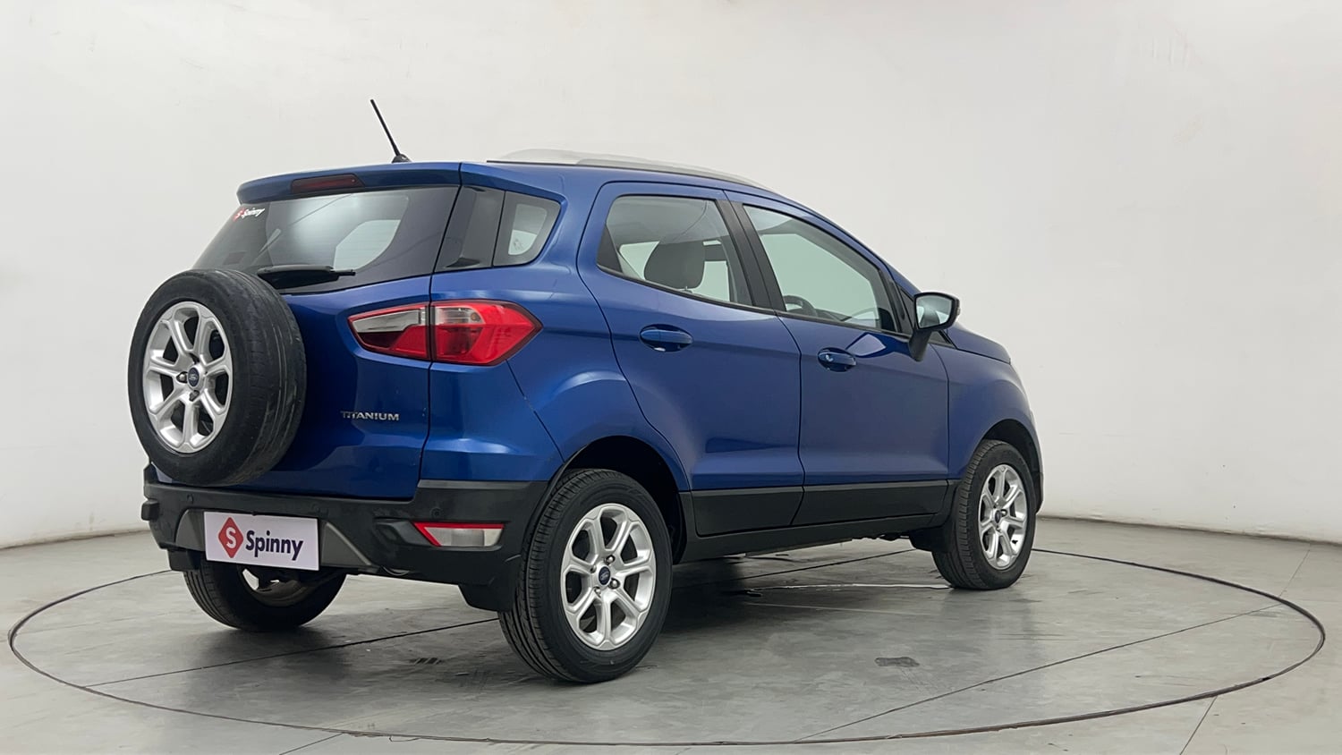 Used 2021 Ford EcoSport Titanium Plus 1.5L Ti-VCT AT Petrol Automatic exterior RIGHT REAR CORNER VIEW
