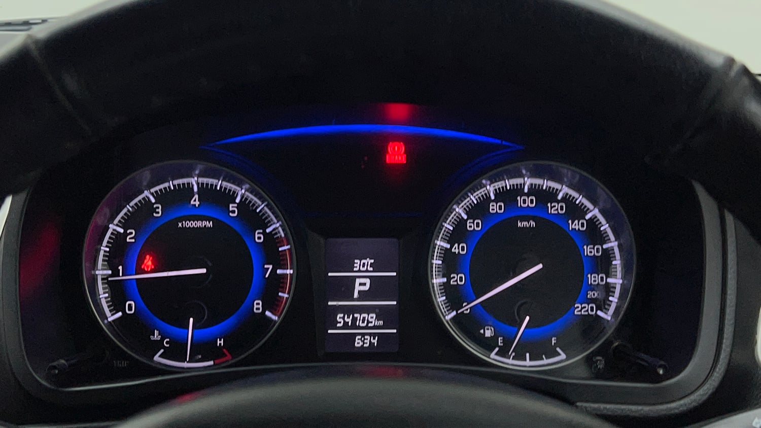 Used 2018 Maruti Suzuki Baleno Delta 1.2 AT Petrol Automatic interior CLUSTERMETER VIEW
