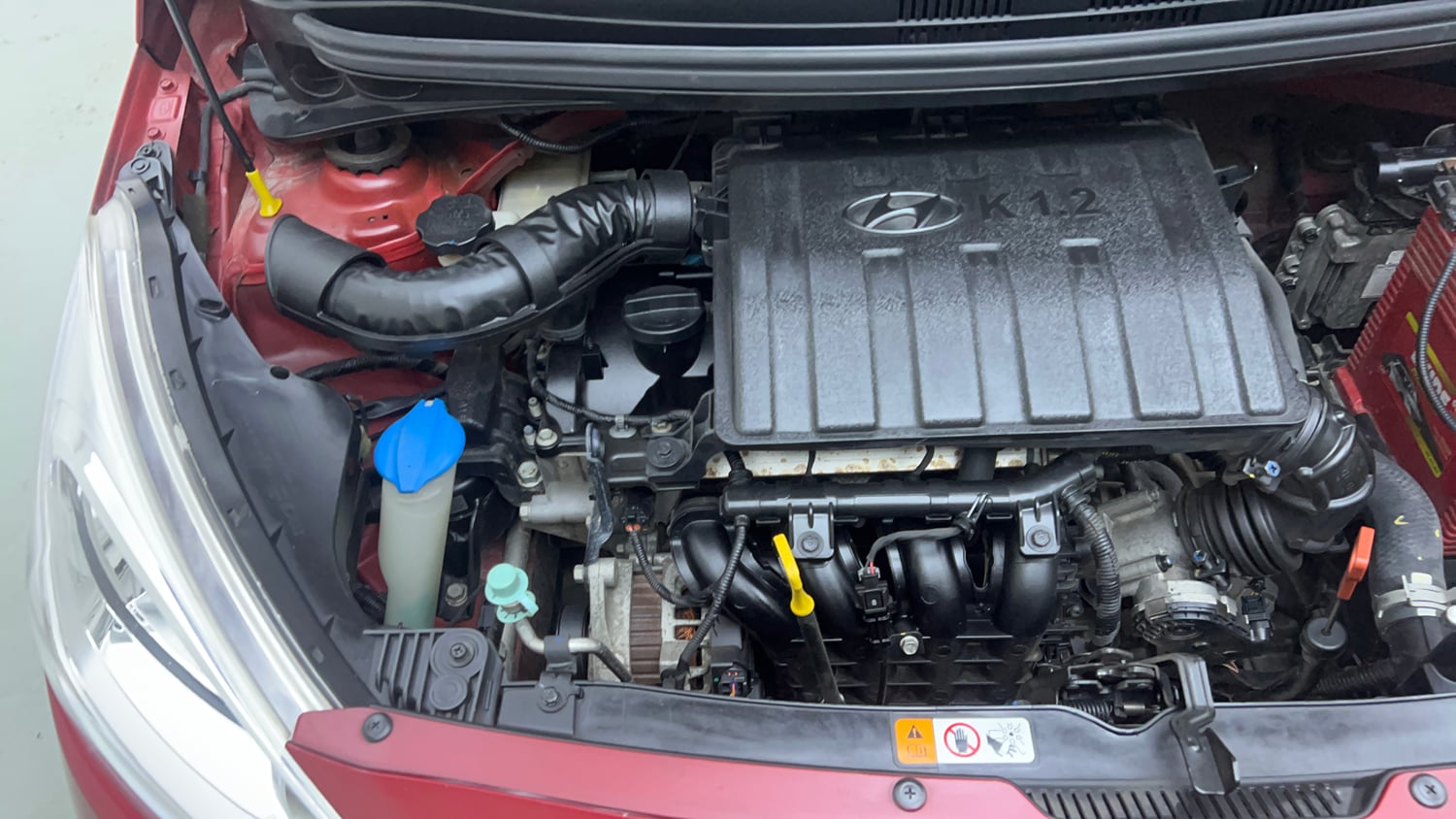 Used 2017 Hyundai Grand i10 Magna AT 1.2 Kappa VTVT Petrol Automatic engine ENGINE RIGHT SIDE VIEW