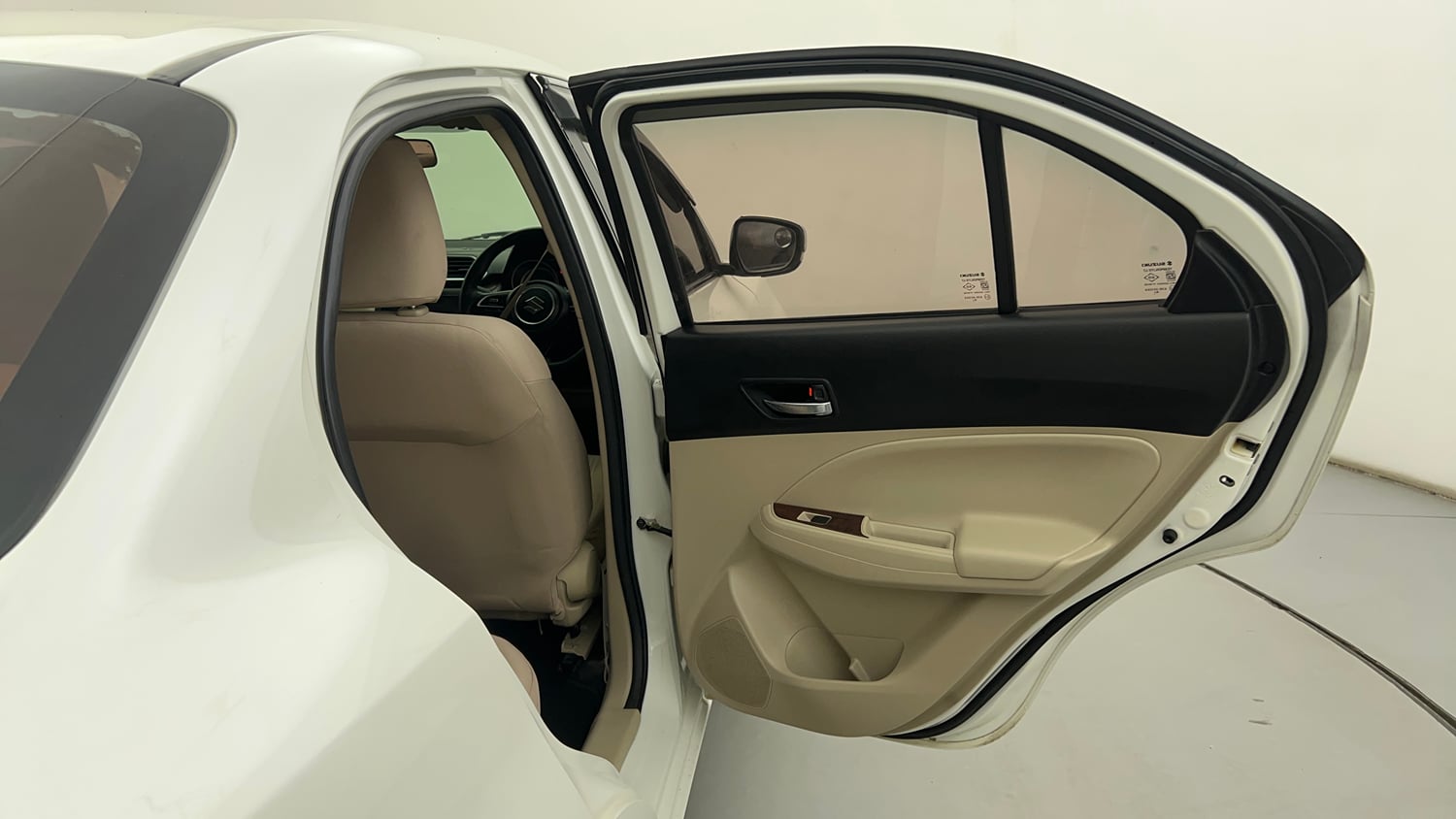 Used 2019 Maruti Suzuki Dzire VXi Petrol Manual interior RIGHT REAR DOOR OPEN VIEW