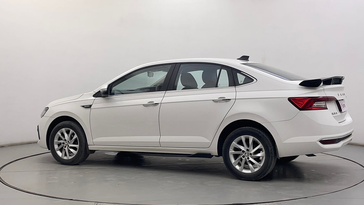 Used 2024 Skoda Slavia Ambition 1.0L TSI AT Petrol Automatic exterior LEFT REAR CORNER VIEW