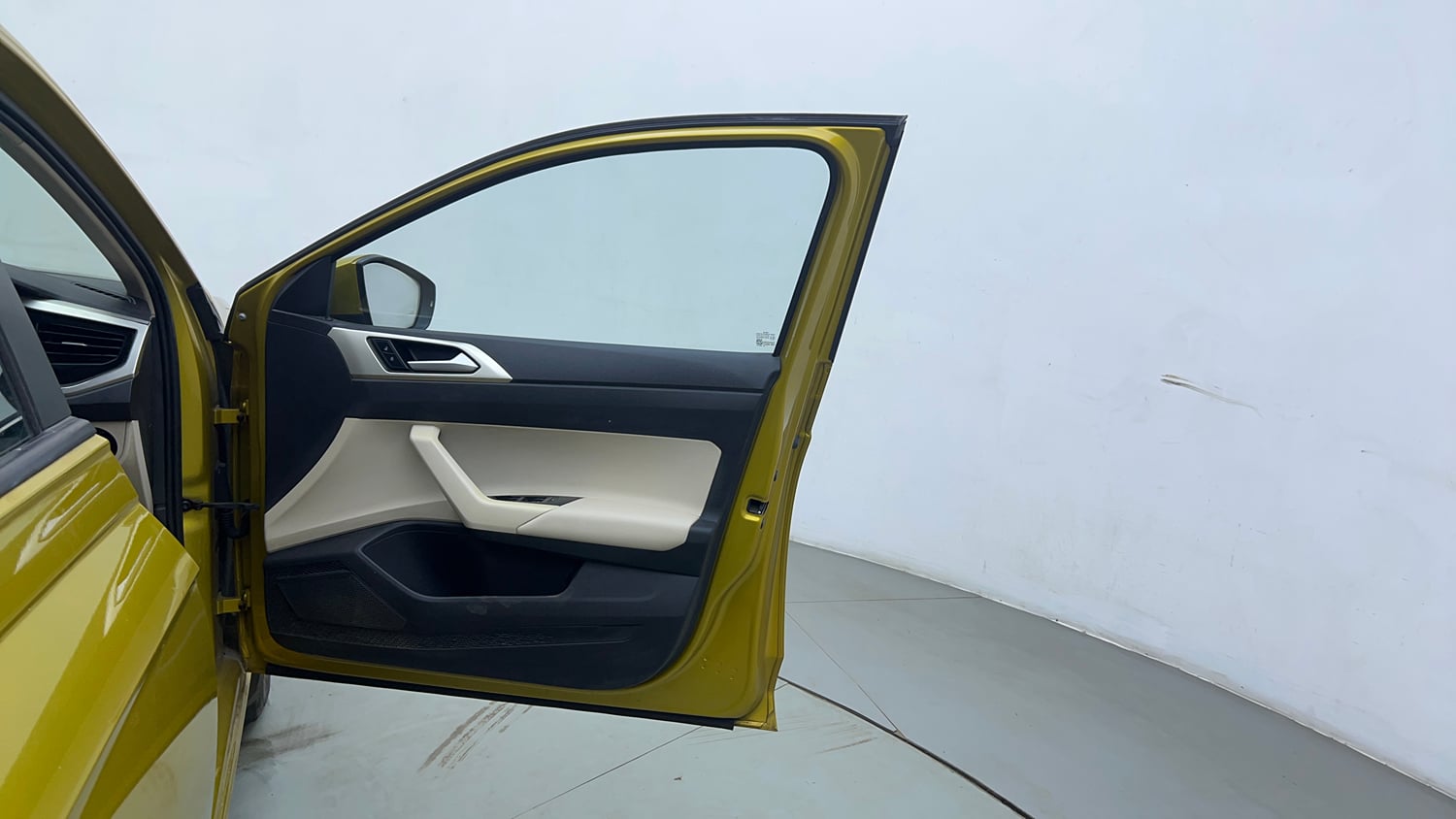 Used 2023 Volkswagen Virtus Highline 1.0 TSI AT Petrol Automatic interior RIGHT FRONT DOOR OPEN VIEW