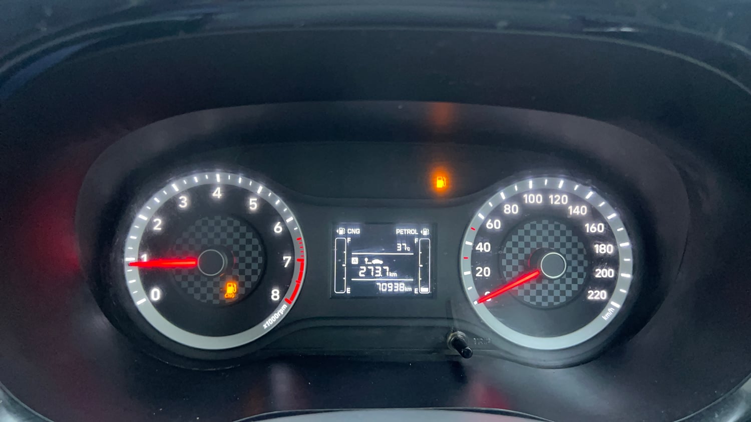 Used 2022 Hyundai Grand i10 Nios Sportz 1.2 Kappa VTVT CNG Cng Manual interior CLUSTERMETER VIEW