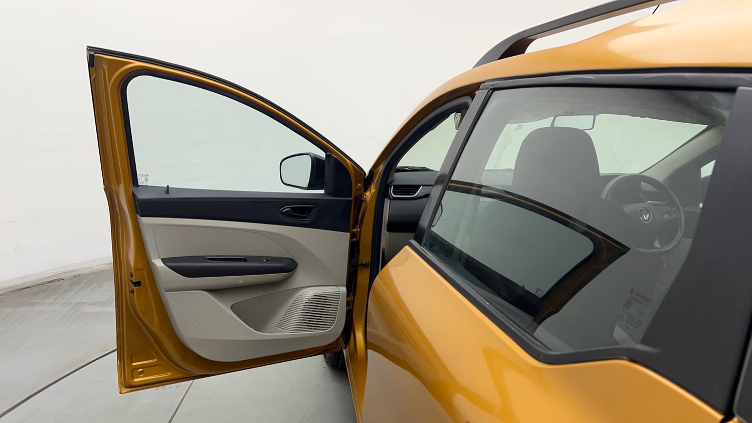 Used 2022 Renault Triber RXT Petrol Manual interior LEFT FRONT DOOR OPEN VIEW