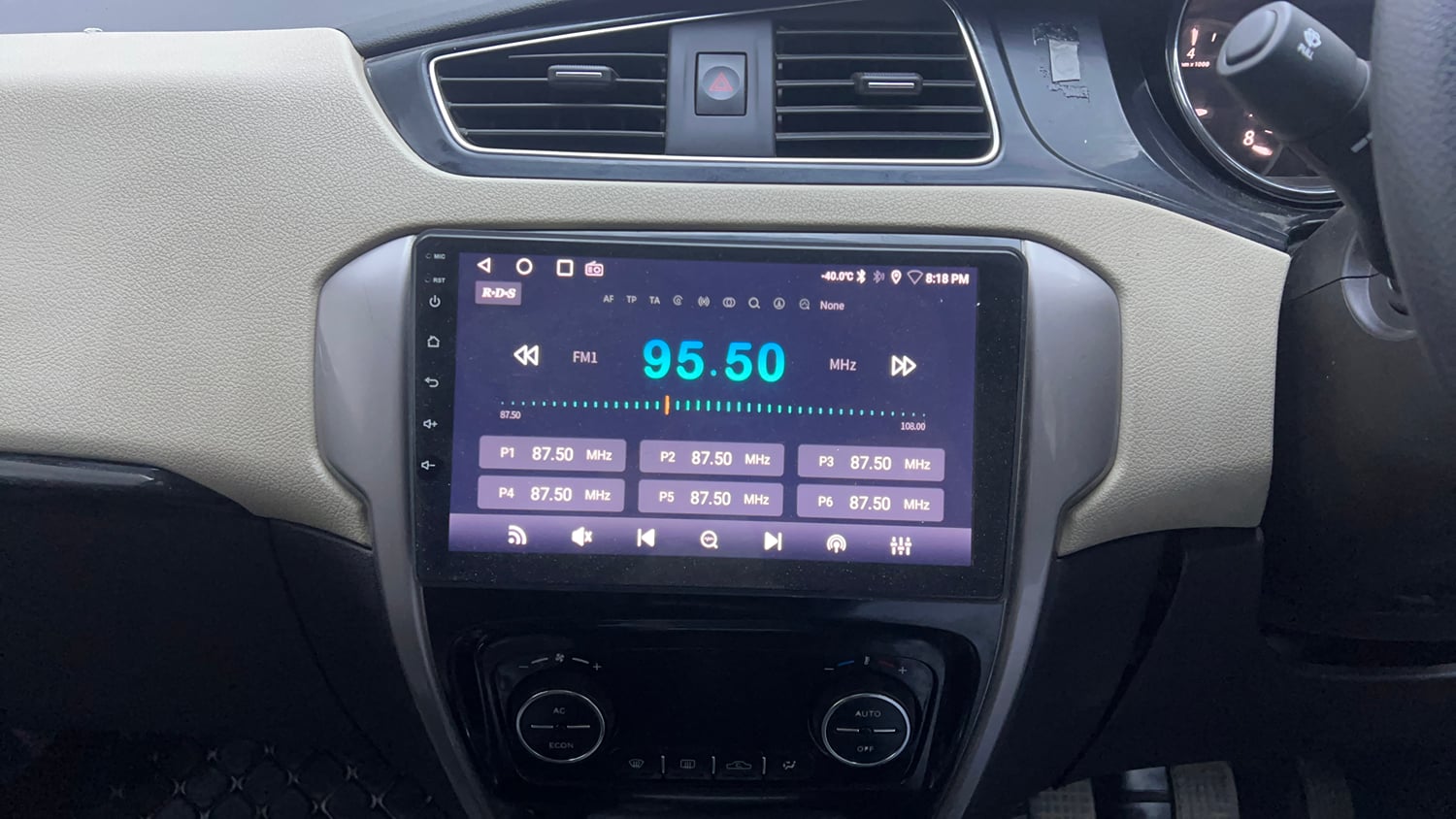 Used 2015 Tata Zest XT Petrol Petrol Manual interior MUSIC SYSTEM & AC CONTROL VIEW
