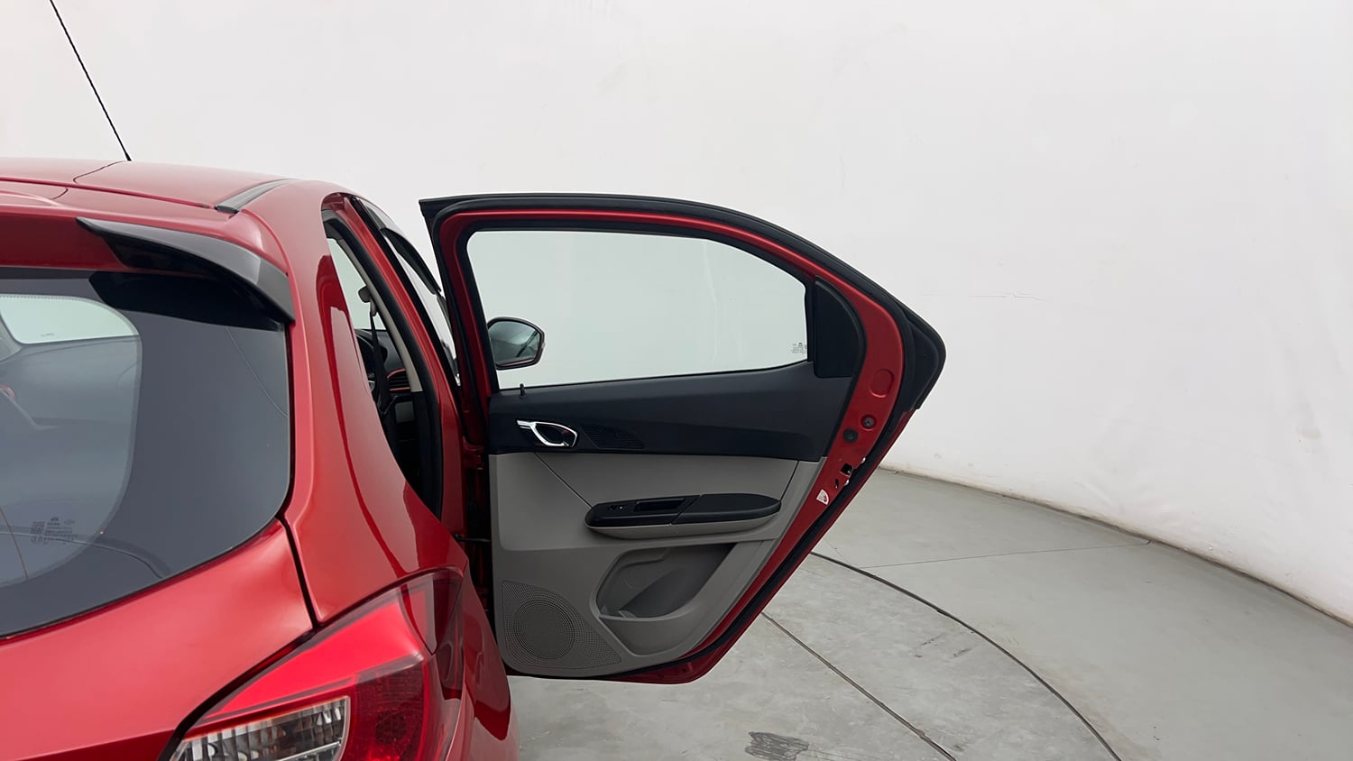 Used 2017 Tata Tiago Revotron XZ w/o Alloy Petrol Manual interior RIGHT REAR DOOR OPEN VIEW