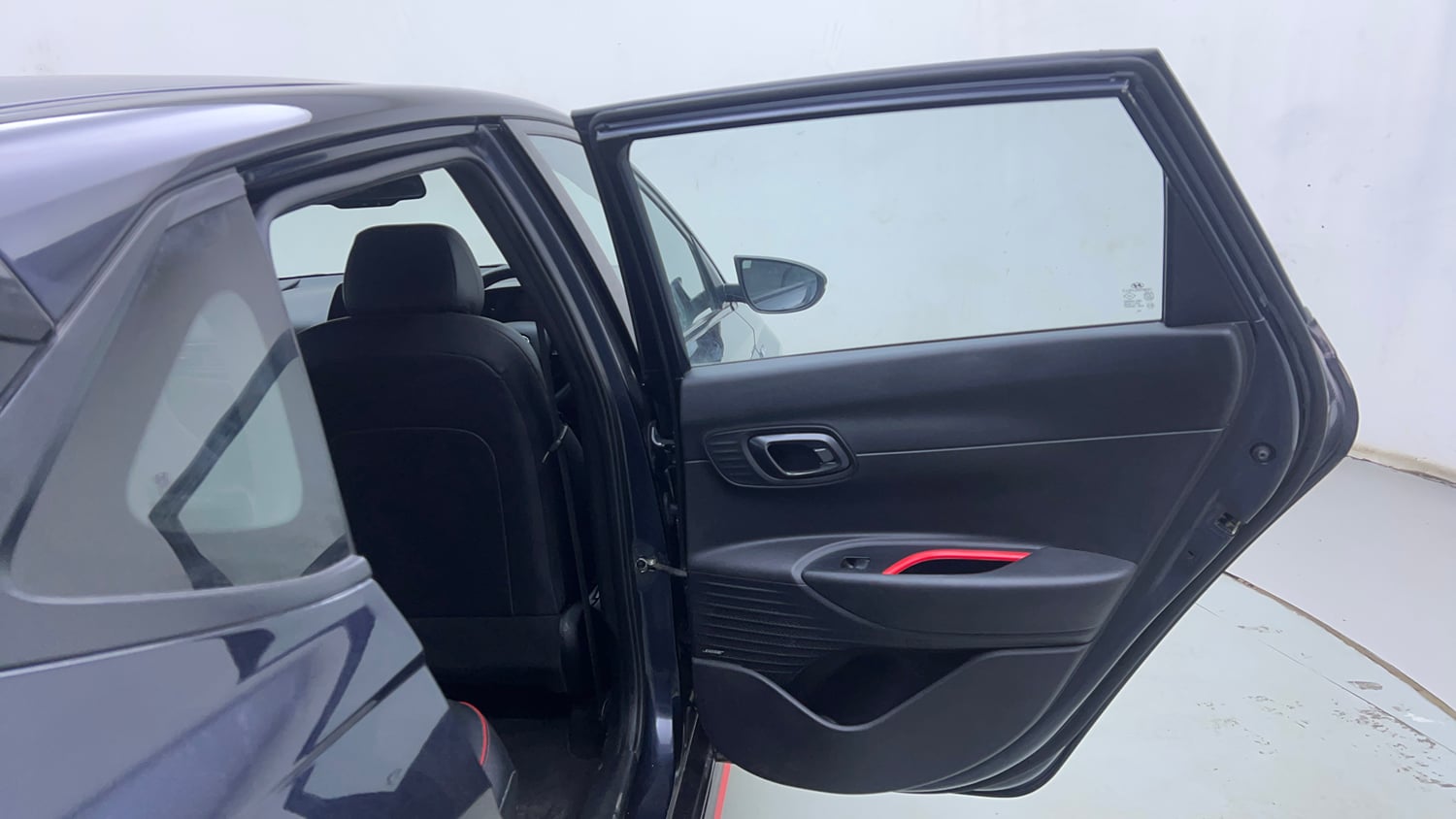 Used 2022 Hyundai i20 N Line N8 1.0 Turbo DCT Petrol Automatic interior RIGHT REAR DOOR OPEN VIEW