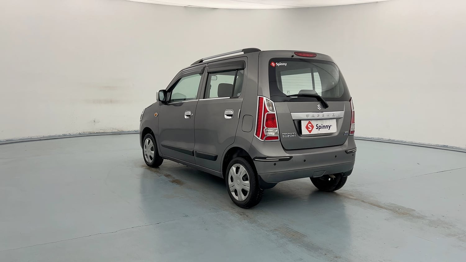 Used 2019 Maruti Suzuki Wagon R 1.0 VXI AMT Petrol Automatic exterior LEFT REAR CORNER VIEW