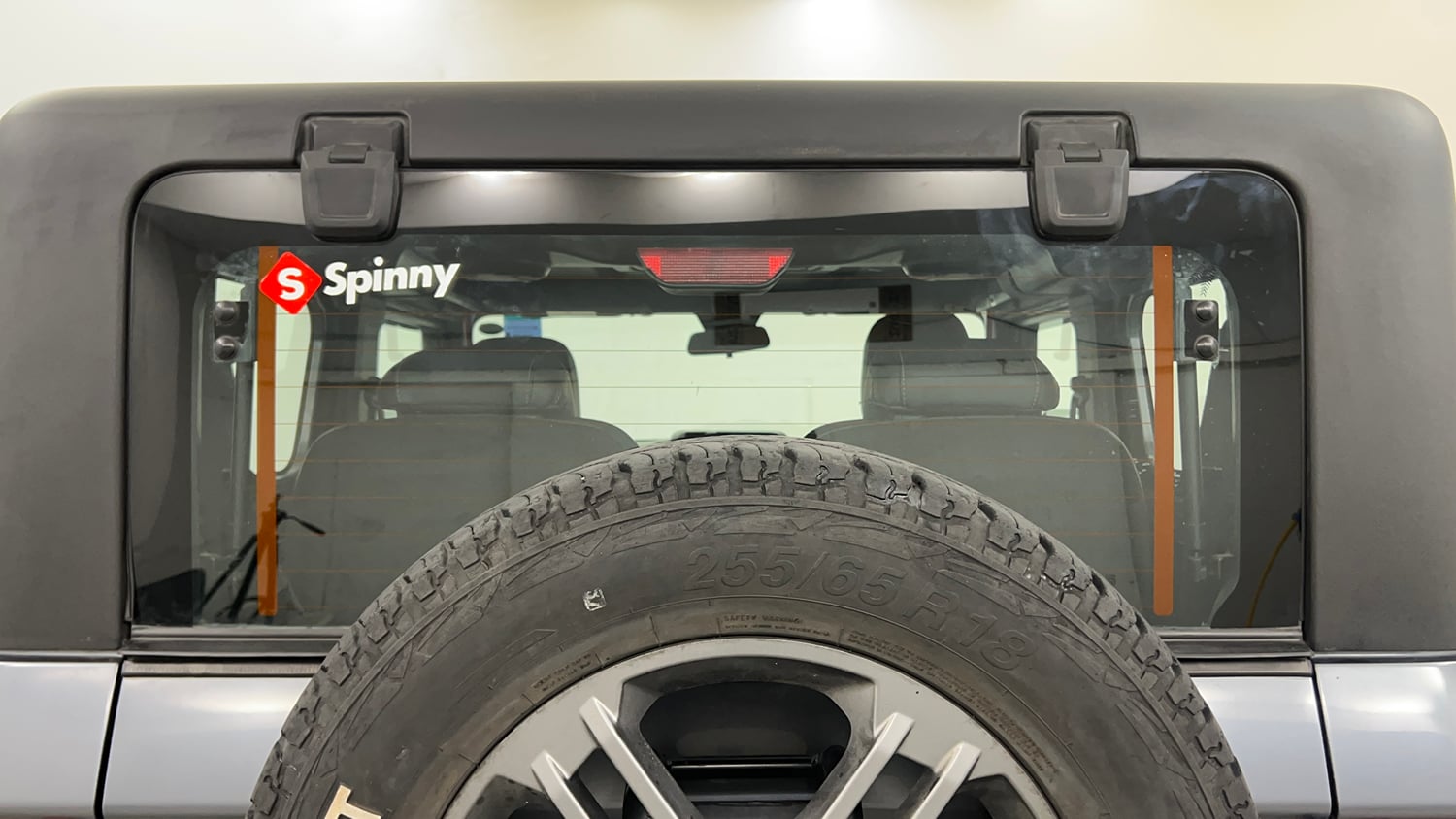 Used 2022 mahindra Thar LX Hard Top Petrol MT 4WD Petrol Manual exterior BACK WINDSHIELD VIEW