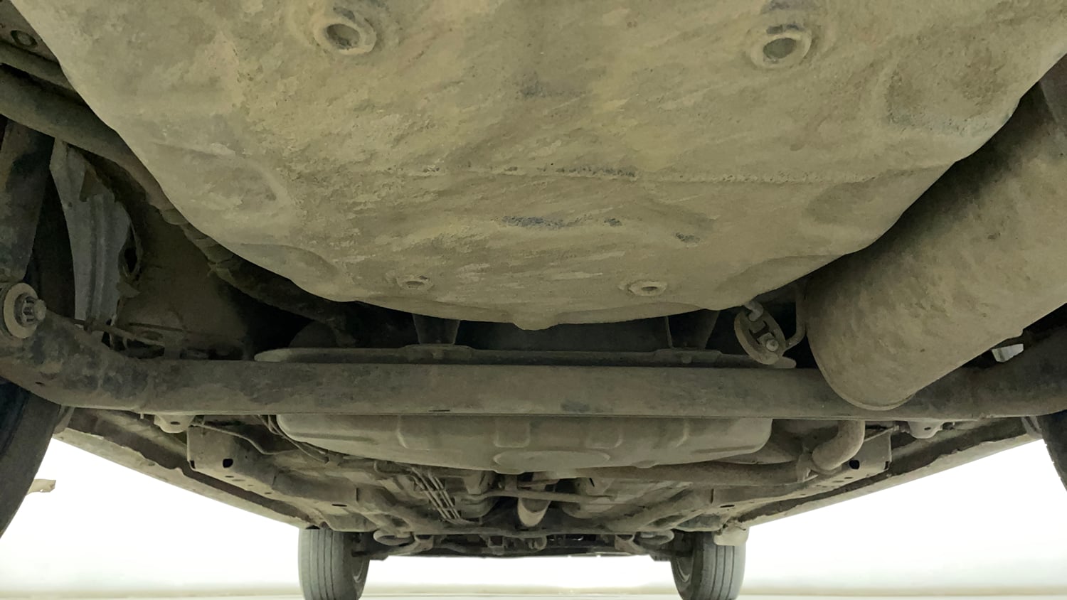 Used 2019 Tata Tigor Revotron XZA Petrol Automatic extra REAR UNDERBODY VIEW (TAKEN FROM REAR)