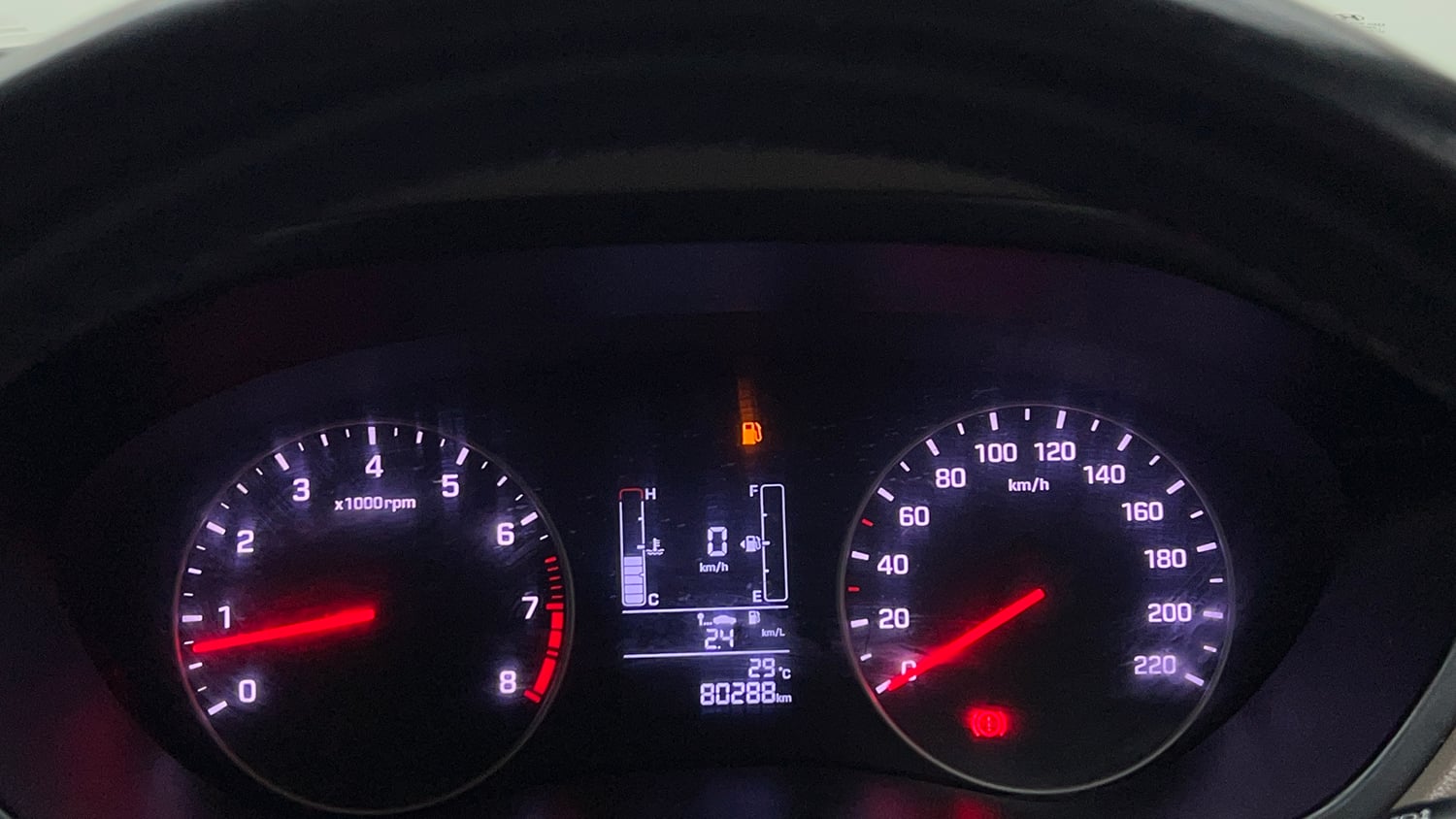 Used 2019 Hyundai Elite i20 Magna Executive 1.2 Petrol Manual interior CLUSTERMETER VIEW