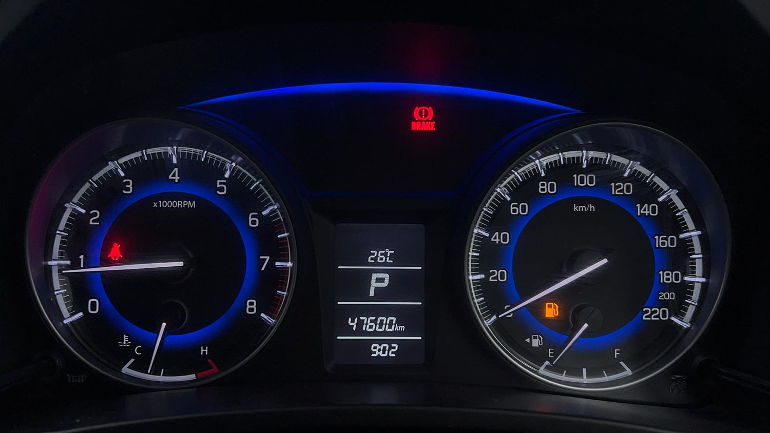 Used 2019 null Petrol Automatic interior CLUSTERMETER VIEW