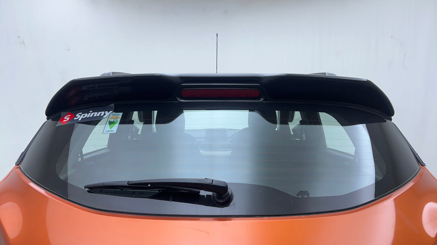 Used 2023 Tata Punch Creative Dual Tone AMT Petrol Automatic exterior BACK WINDSHIELD VIEW