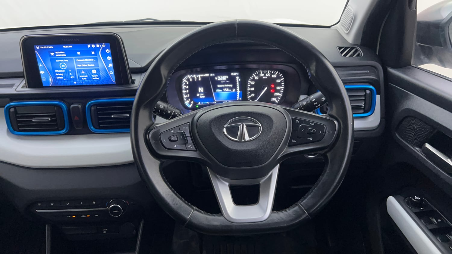 Used 2022 Tata Punch Creative AMT Petrol Automatic interior STEERING VIEW