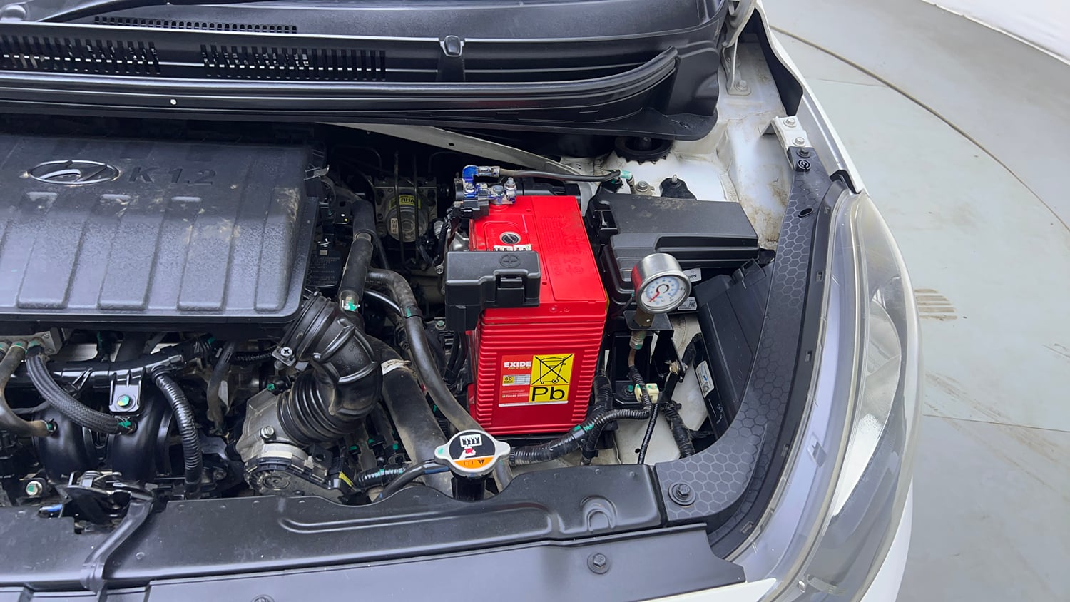 Used 2022 Hyundai Grand i10 Nios Sportz 1.2 Kappa VTVT CNG Cng Manual engine ENGINE LEFT SIDE VIEW