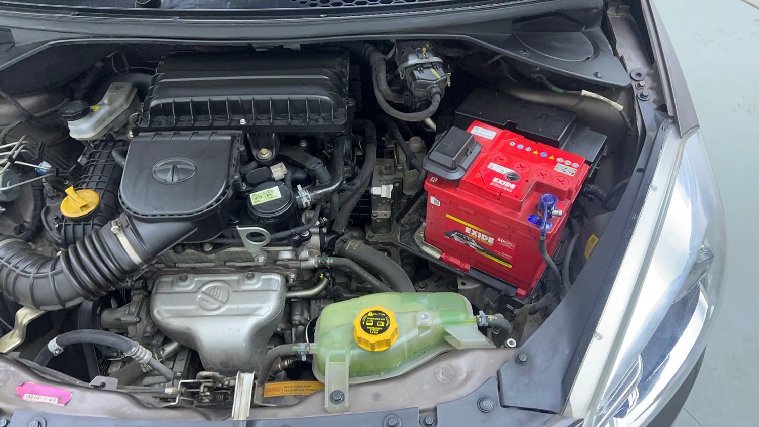 Used 2019 Tata Tiago Revotron XZA Petrol Automatic engine ENGINE LEFT SIDE VIEW