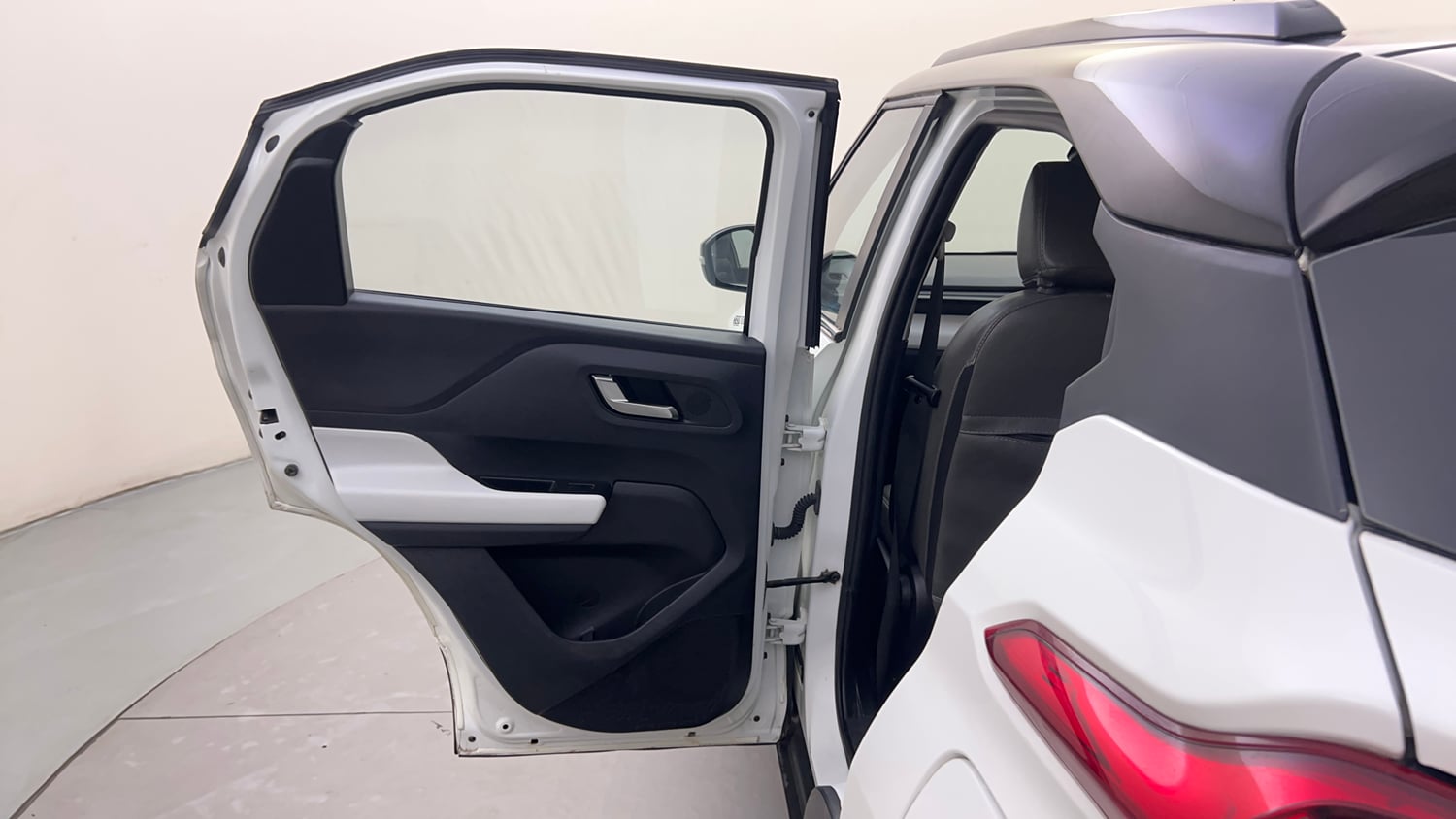 Used 2022 Tata Punch Creative AMT Petrol Automatic interior LEFT REAR DOOR OPEN VIEW