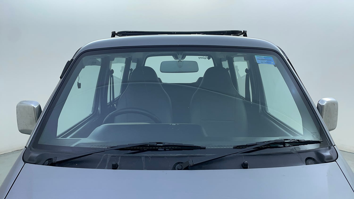 Used 2021 Maruti Suzuki Eeco 5 STR WITH A/C+HTR Petrol Manual exterior FRONT WINDSHIELD VIEW