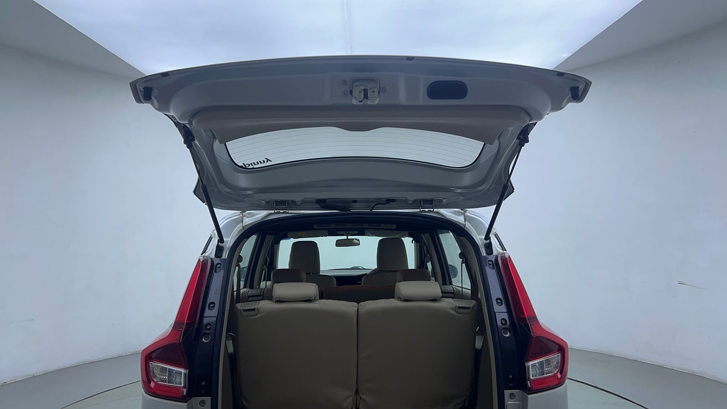 Used 2021 Maruti Suzuki New Ertiga ZXi AT Petrol Automatic interior DICKY DOOR OPEN VIEW